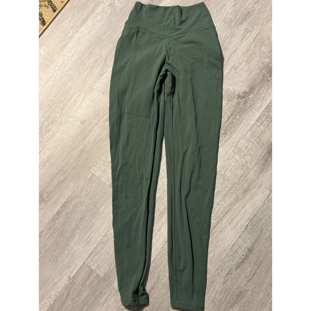 Buffbunny Collection High Waisted Scrunch Leggings Green Small